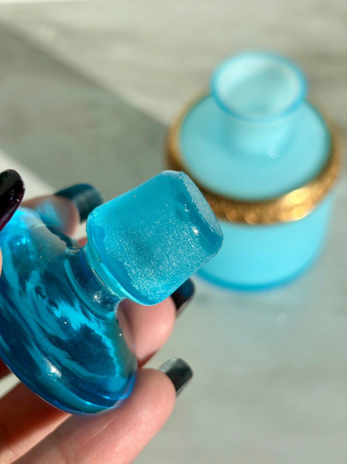 Aqua Opaline Perfume Bottle
