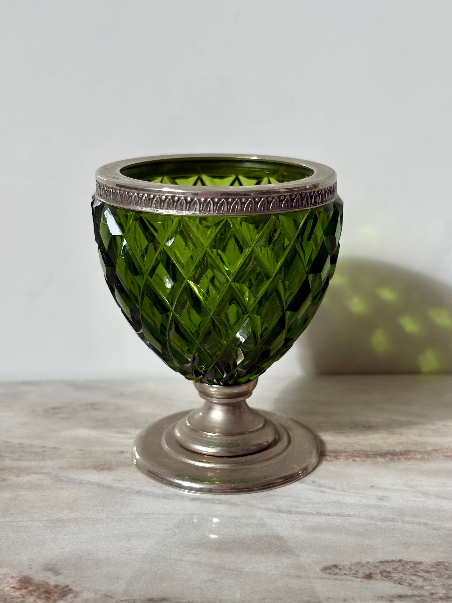 Green Quilted Cup