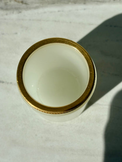 White Opaline Cup