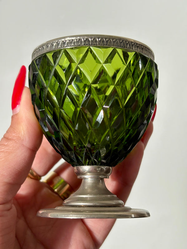 Green Quilted Cup