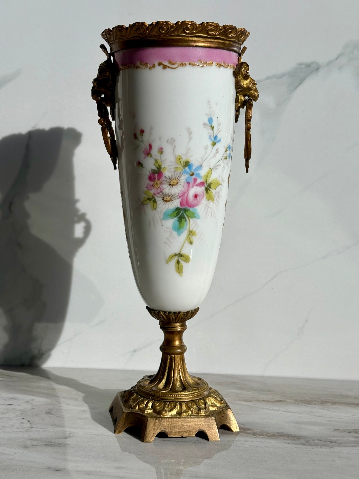 Pink Sevres Urn