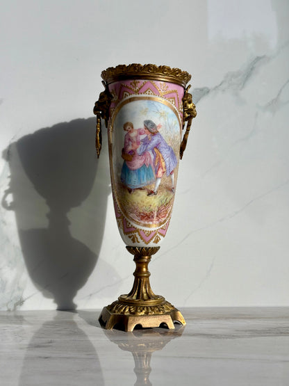 Pink Sevres Urn
