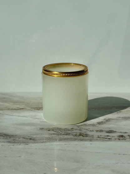 White Opaline Cup