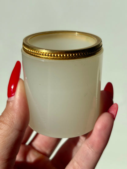 White Opaline Cup