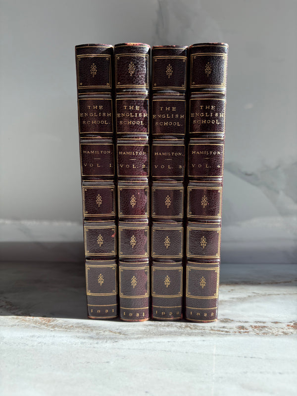 The English School on Paintings and sculptures